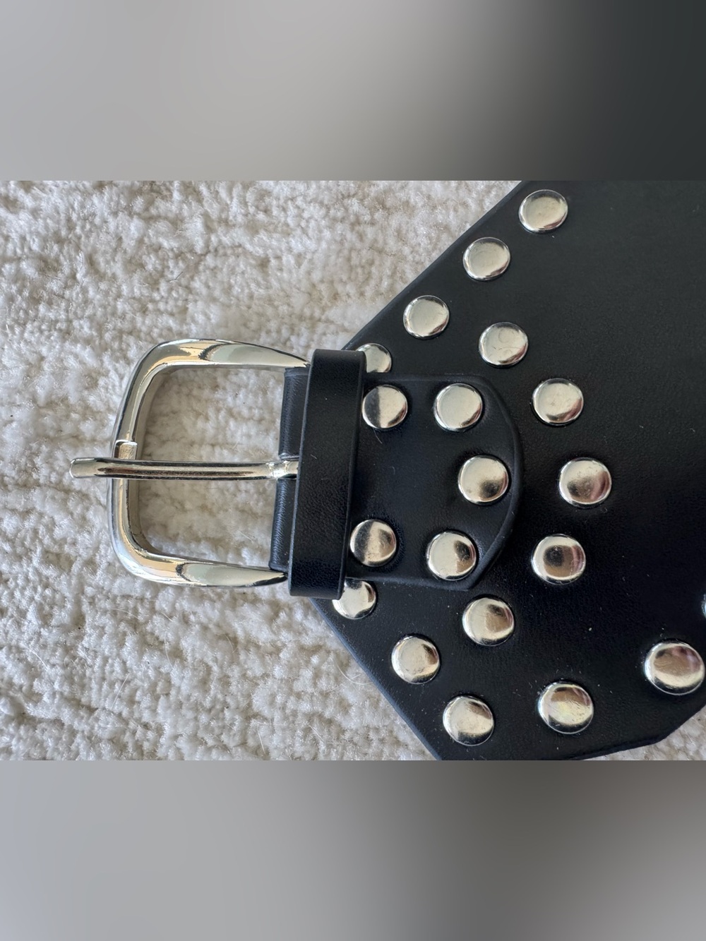 Free People Jagger Studded Hip Belt | Black - Picture 9 of 12